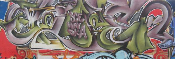 graffiti ton pastel