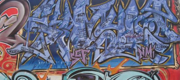 graffiti ton bleu